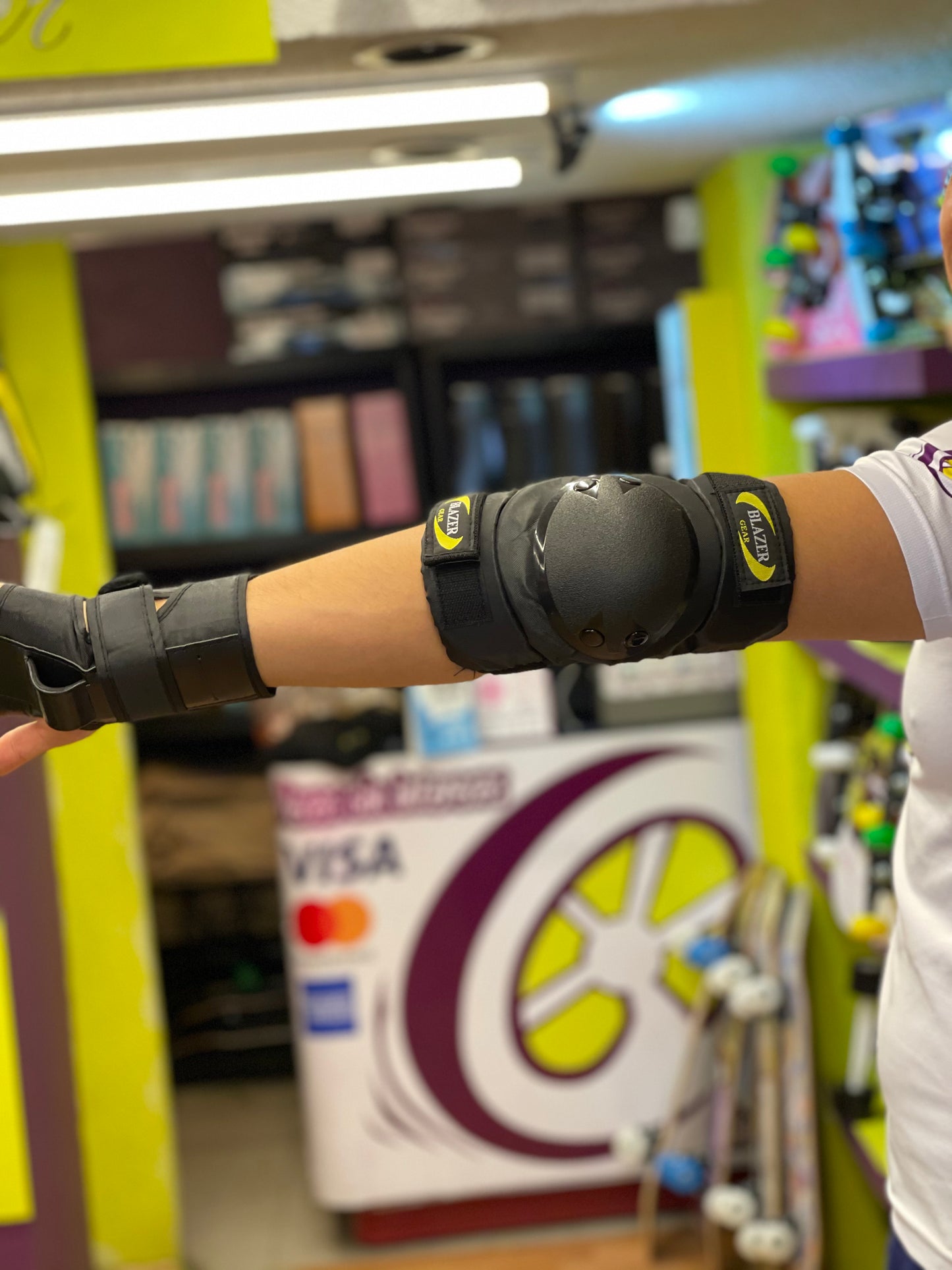 Equipo de protecciones Muñequeras, Coderas y Rodilleras Blazer Sport