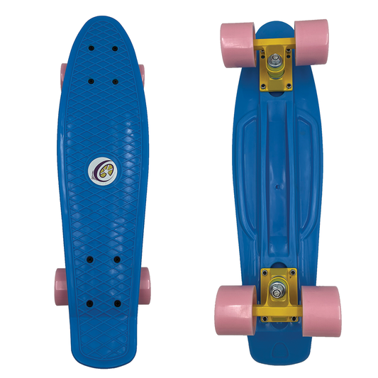 Omni Penny Skateboard Blue Pink