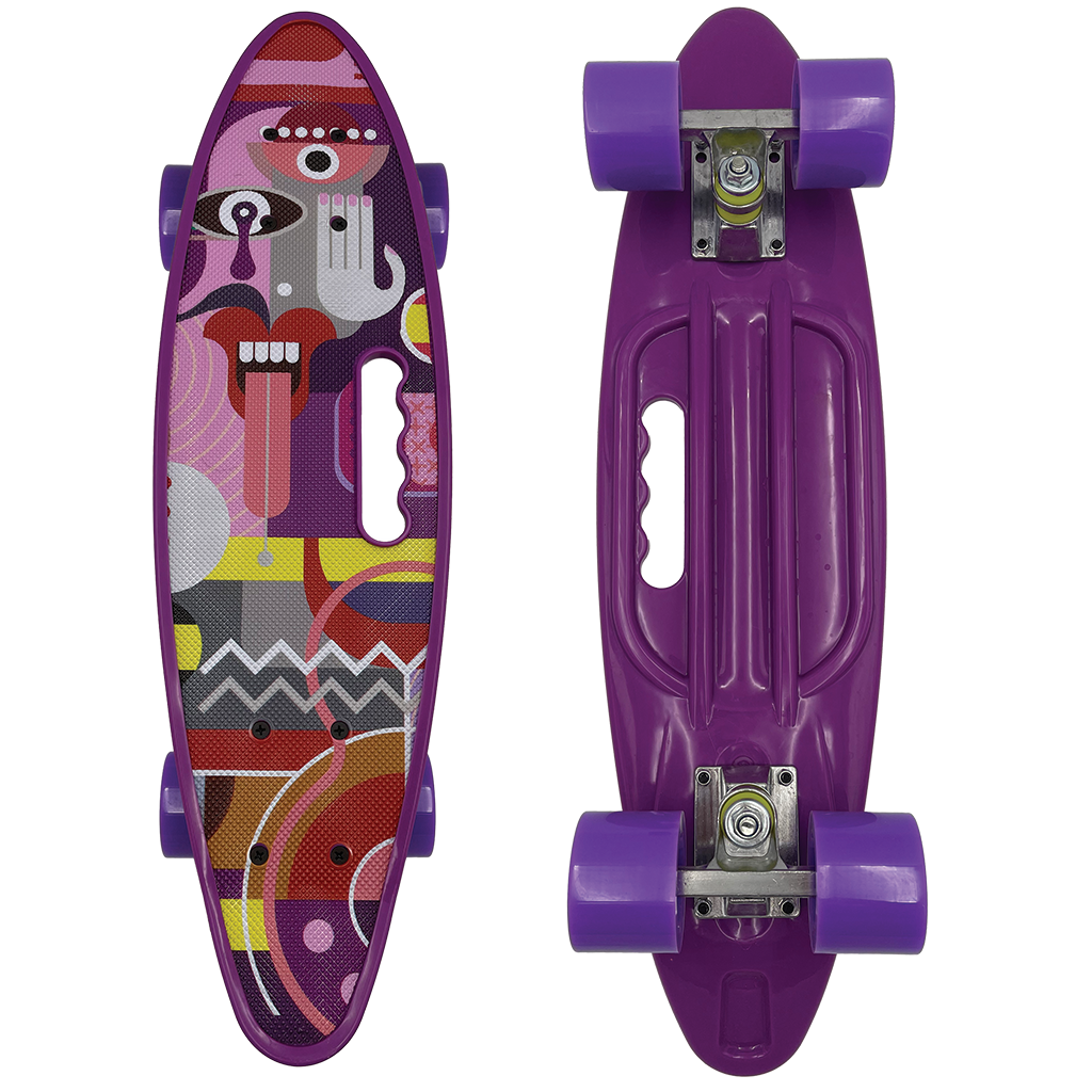 Patineta Omni tipo Penny Surf Purple Pablo