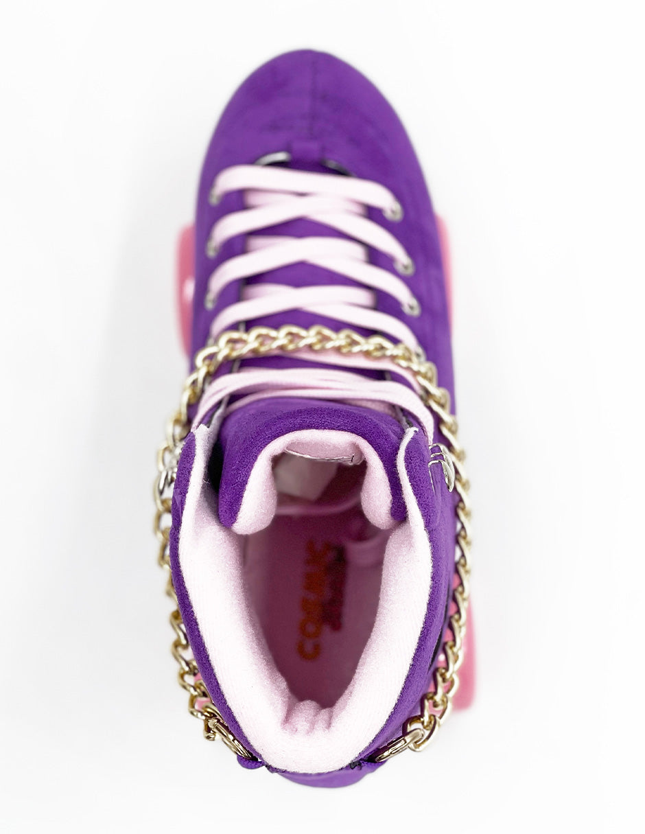 Classic Blazer Artistic Suede Purple Skates