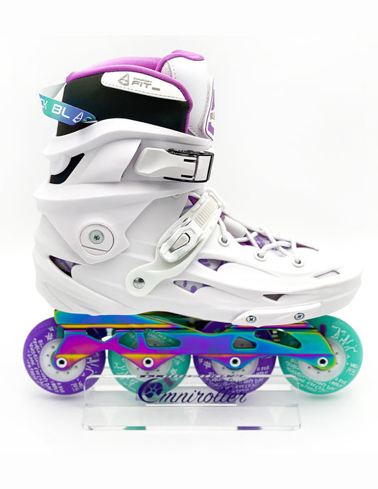 Patin Freeskate Black White Litmus 🌈