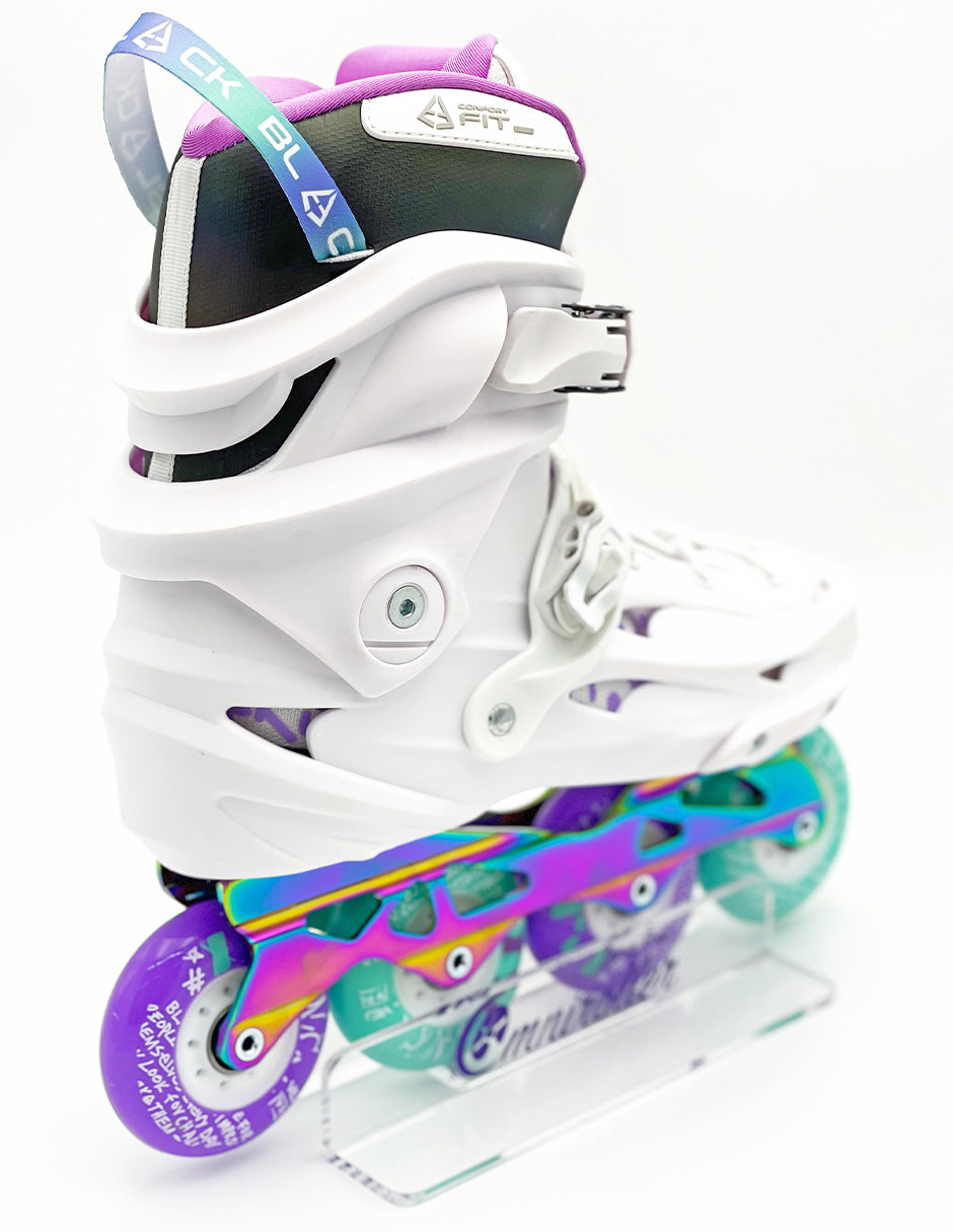 Patin Freeskate Black White Litmus 🌈