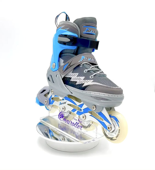 Kit de Patines Ajustables Fitness con protecciones Gray Boys